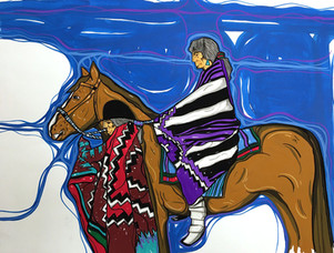 A painting of Pena Gallery